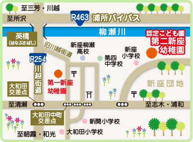 第二新座幼稚園MAP